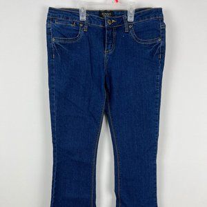 Bongo Jeans Women's Size 9 Blue 80% Cotton Low Rise 8.5in Inseam 33in
